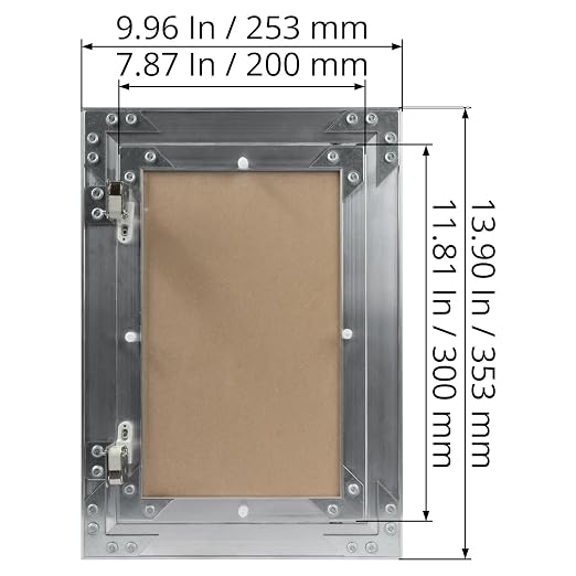 8" x 12" Waterproof Drywall Access Panel, Tileable and Paintable Ceiling and - Image 6