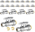 20PACK EFIELD Push Fit Straight Stop Valve by EFIELDPEXTUBING