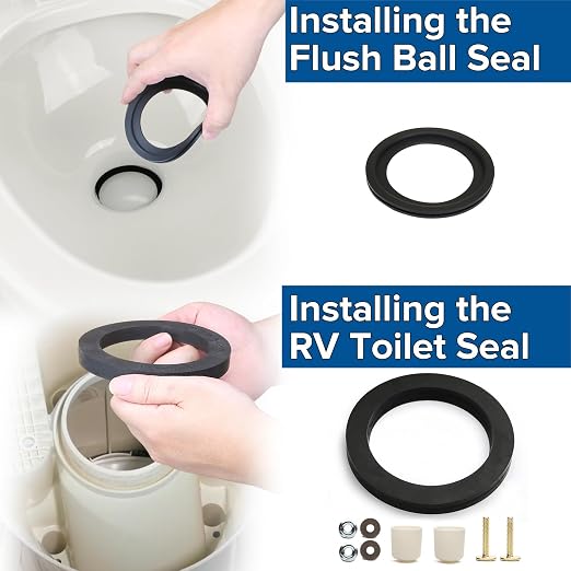 RV Toilet Seal, 385311652 RV Toilet Replacement Seal and 385311658 RV Toilet - Image 2