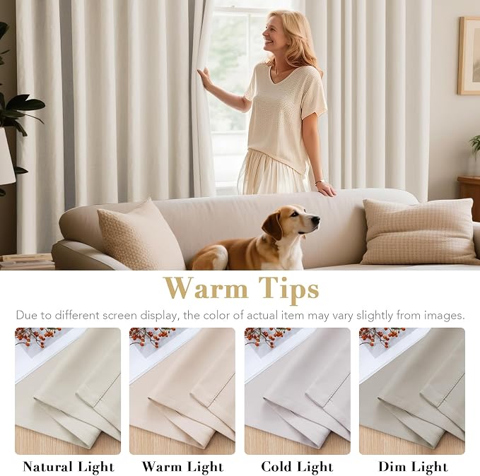 H.VERSAILTEX Blackout Curtains for Bedroom Thermal Insulated Room Darkening - Image 5