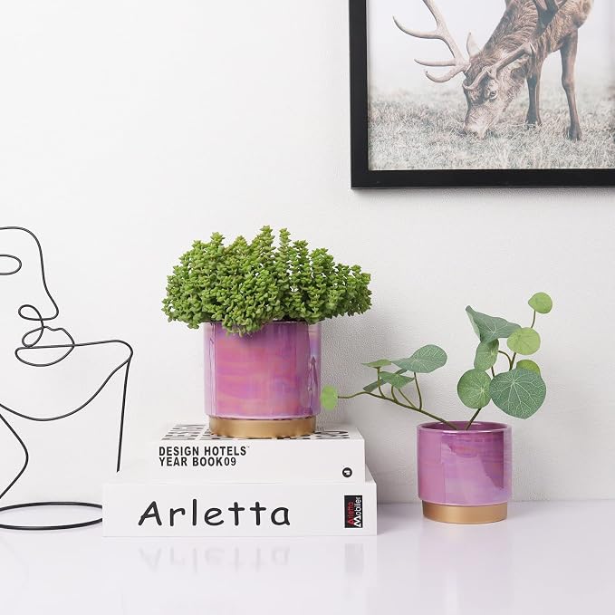 Gepege Ceramic Plant Pots for Indoor Plants, Planters - Image 6