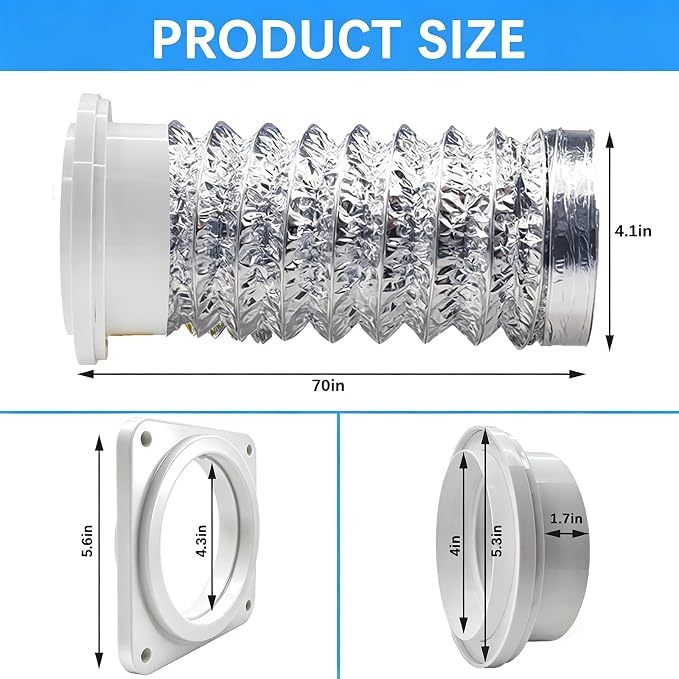 Magnetic Dryer Vent Coupling Connector Kit, Suitable - Image 2