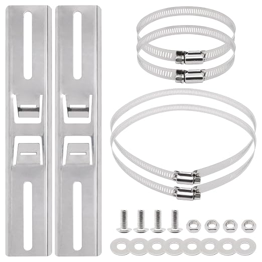 Pole Mounting Kits for Junction Box, Stainless Steel Pole Mount Bracket by BENLIUDH