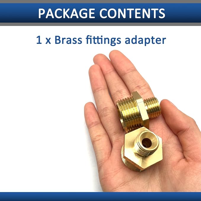 1 Pcs M16 x 1.5mm Male to G3/4in Male Adapter, Welding Hose Coupler Adapte - Image 5