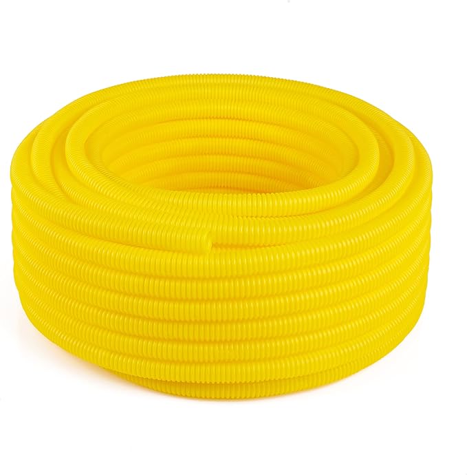 Flexible Polyethylene LDPE NON-Split Corrugated Wire Loom Tubing by HydroMaxx