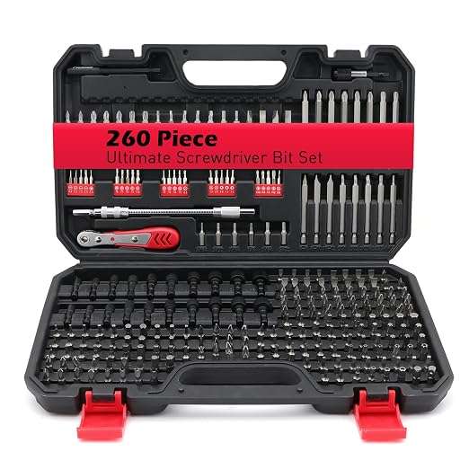 260-Piece Ultimate Precision Screwdriver Bit Set, Premium Security Bit Set by SEDY