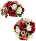 BLOSMON Artificial Rose Flower Centerpieces Decoration by Blosmon