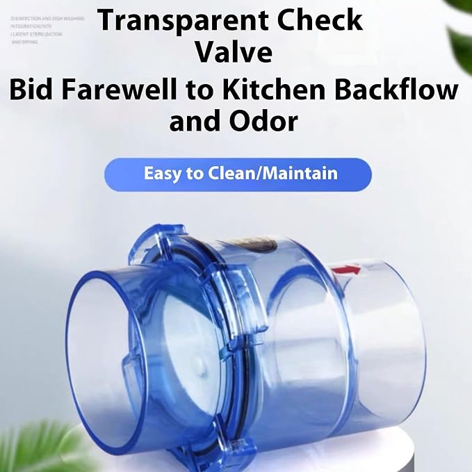 Single Way Stream Control Gate for Under Sink Effluent Easy Install Clear - Image 2