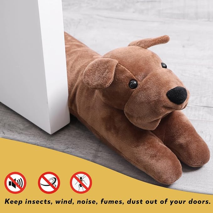 Dog Under Door Draft Stopper Heavy Duty, 3LB 36 Inch Decorative Fabric Door - Image 3