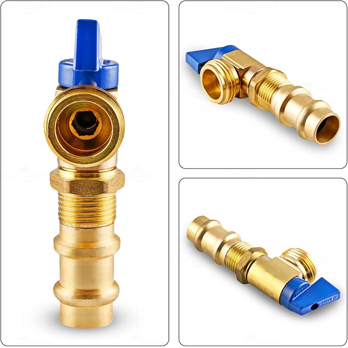Highcraft 541S Washing Machine Replacement Valve 1/2’’ Press Inlet x 3/4’’ MHT - Image 4
