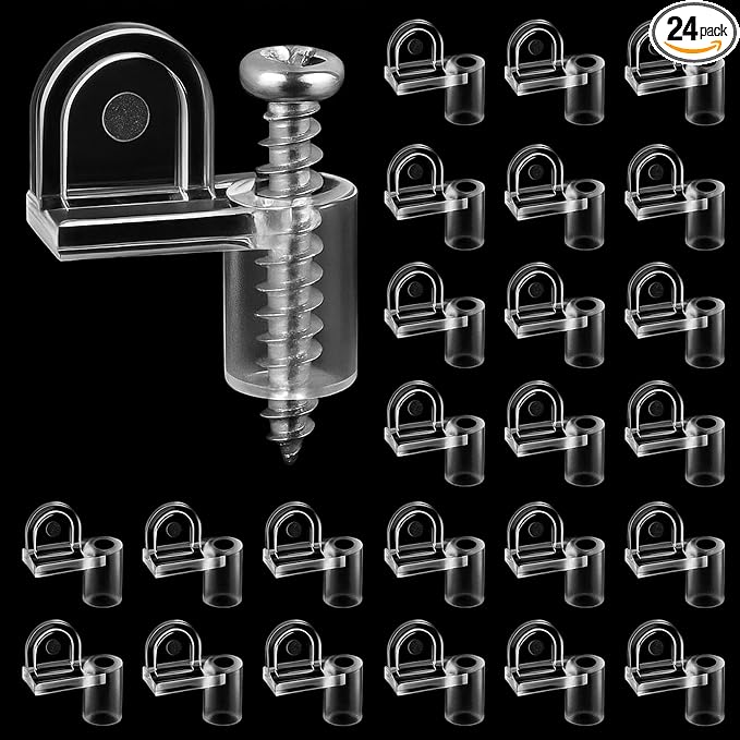 Blulu 24 Pack 3/8 in Nylon Window Screen Clip by Blulu