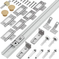 Closet Bifold Door Hardware & 60 Inch Track, 5 ft Bi Folding Door Rail Kit | by OcyfymHome