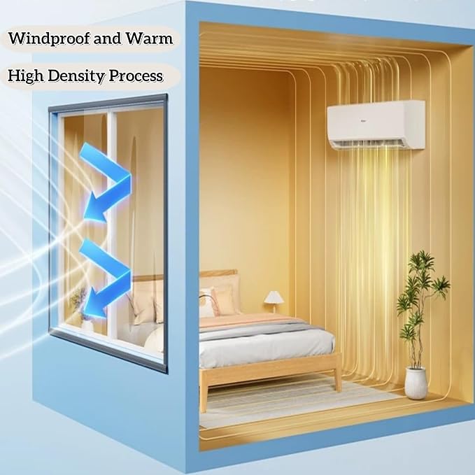 Window Insulation Kit for Winter 63''X63'' - Image 5