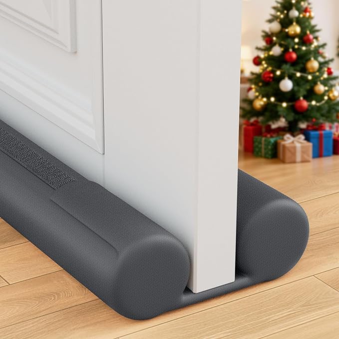 Under Door Draft Stopper, Covers Gap Up to 2.36", 36 Inch, Adjustable Sweep by Unknown