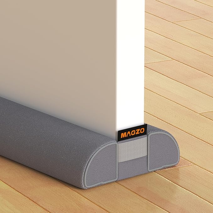 MAGZO Under Door Draft Stopper, 30 Inch Adjustable Door Gap Filler, Dust & by MAGZO