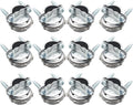 12 Pcs 1/2 Inch Clamp Type Cable Connectors, by Kyuionty