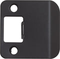 Round Corner Extended Lip Strike, 2-1/4" x 1-3/4", Matte Black by StoneHarborHardware