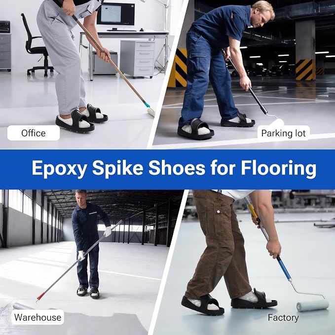 Epoxy Spike Shoes, Floor Leveling Compounds | Spiked Shoes - Image 7