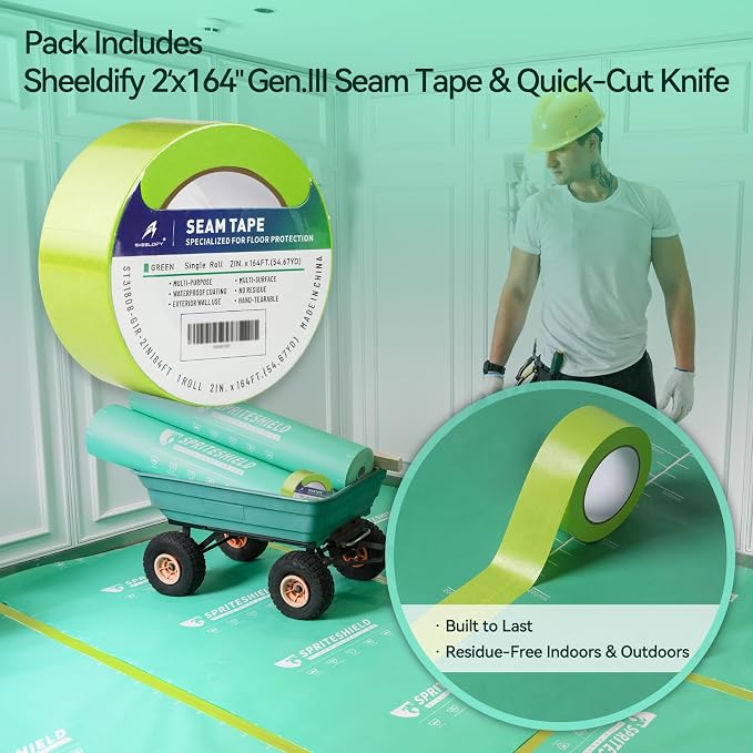 3 in 1 330GSM Heavy-Duty Temporary Floor Protection - Image 2