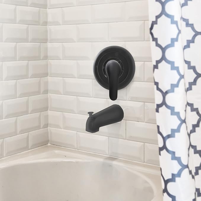 Danco 1-Handle Trim Kit for Delta Tub/Showers, Matte Black - Image 3