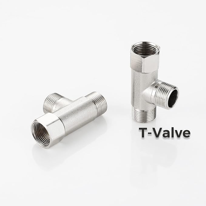 Bass 3/8 Compression Tee Valve Adapter - Image 2