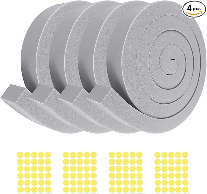 4Pcs 1" x 1" x 6.5Ft AC Window Seal Kit by Unknown