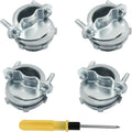 4 Pcs 1 Inch Clamp Type Cable Connectors, by Kyuionty