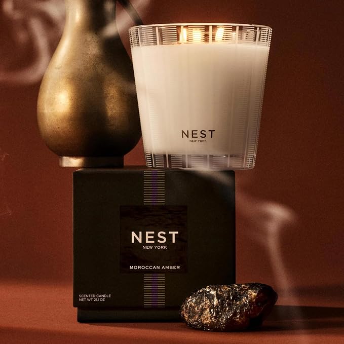NEST New York Scented 3-Wick Candle, Moroccan Amber - Image 3