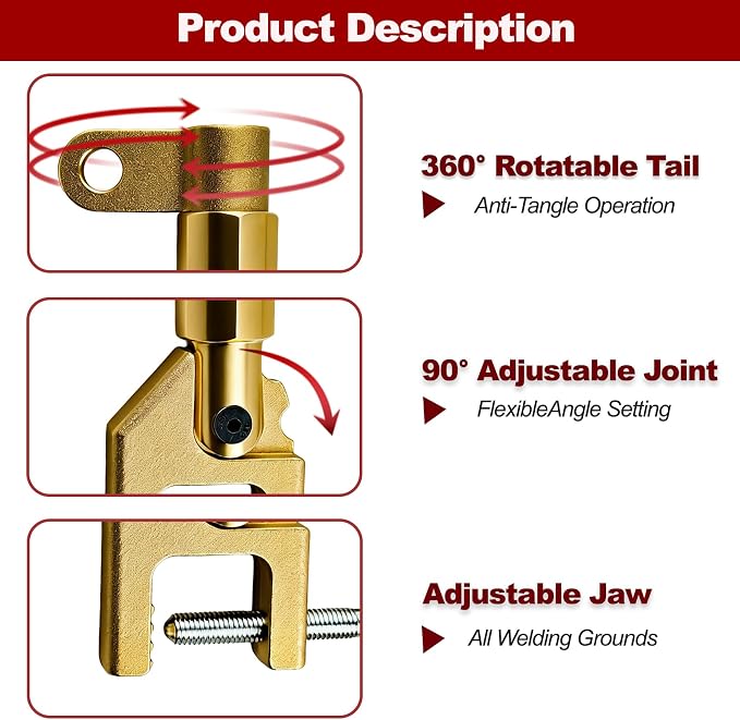 600A Swivel Welding Ground Clamp - Image 4