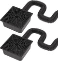 2 Pack Gutter Downspout Extensions, Catch Basin Low Profile Downspout Extender by YOTODY