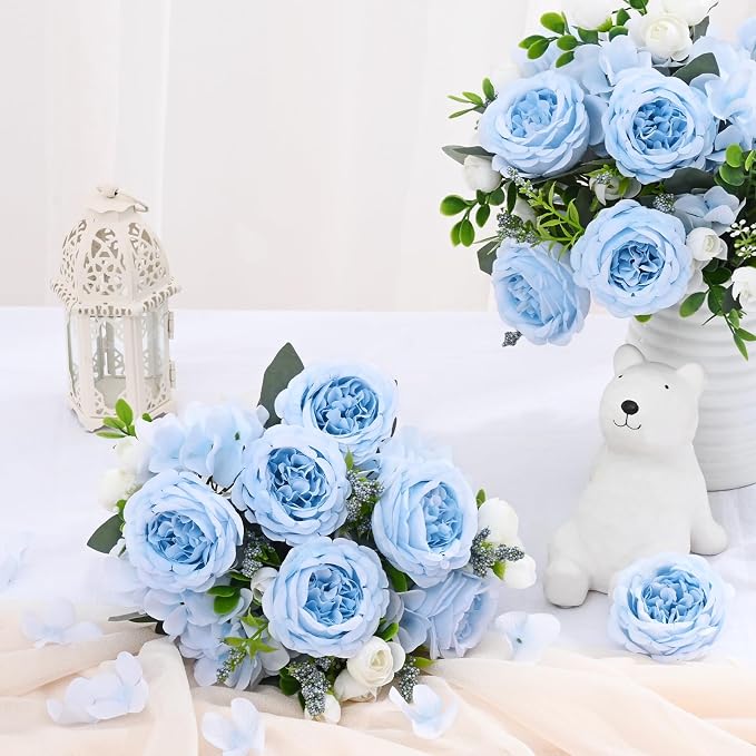 4 Packs Peonies Artificial Flowers - Image 3