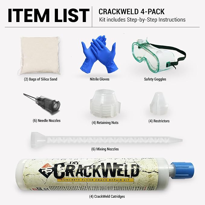 CrackWeld DIY Concrete Floor Repair Kit - Image 6