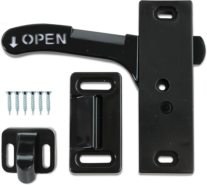 RV- Screen Door Latch Left Hand Handle Kit by Leisure+Coachworks
