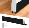 1" x 35.5" White Aluminum Storm Door Sweep Replacement Weatherproof Bottom Seal by BSFRNF