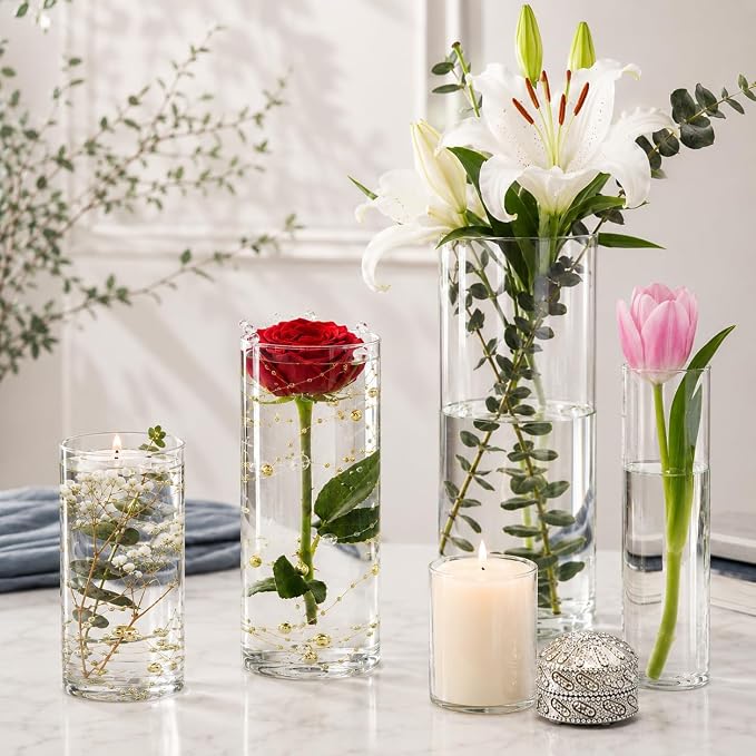 30pcs Glass Vase Cylinder Vases - Image 4