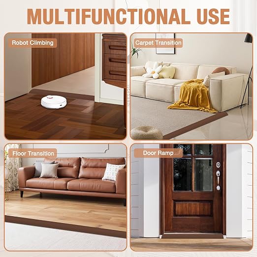 Floor Transition Strip Self Adhesive Vinyl Door Threshold Strip | Rubber - Image 6