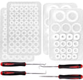 160 Pcs 16 Size Silicone Plumbing Flat Washers and O Ring Gasket Family Pack by Unknown