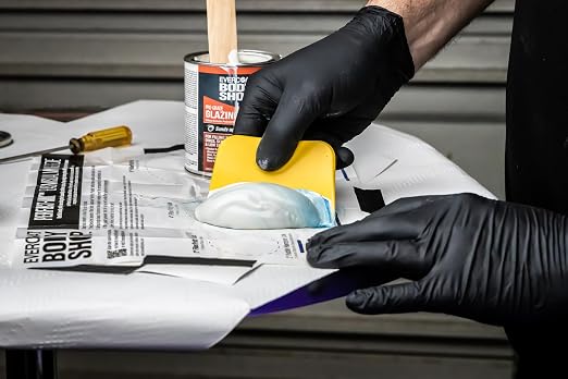 105035 Pro-Grade Glazing Putty for Filling Minor Dings, Scratches and Low Spots - Image 6
