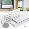 Dryer Vent Window Kit with Insulation Foam Panels by Powrocket