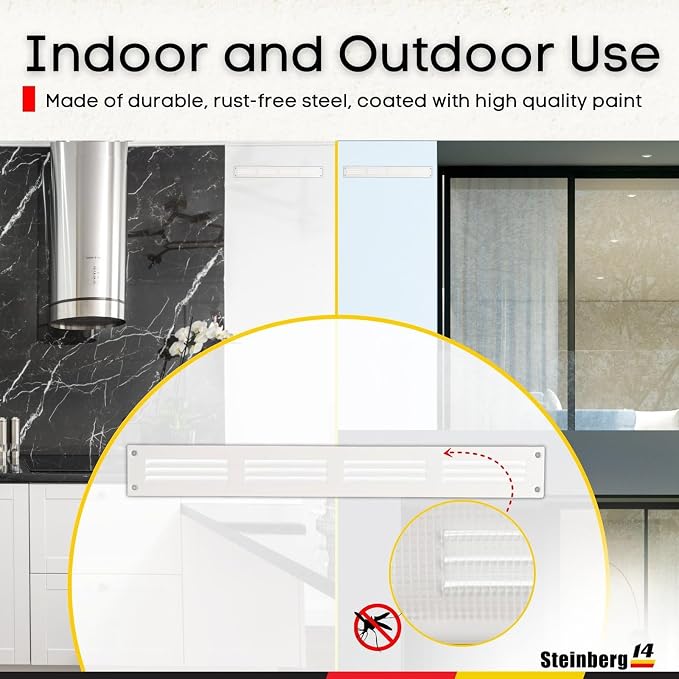 Steinberg14 White Vent Cover 14x1 - Image 6