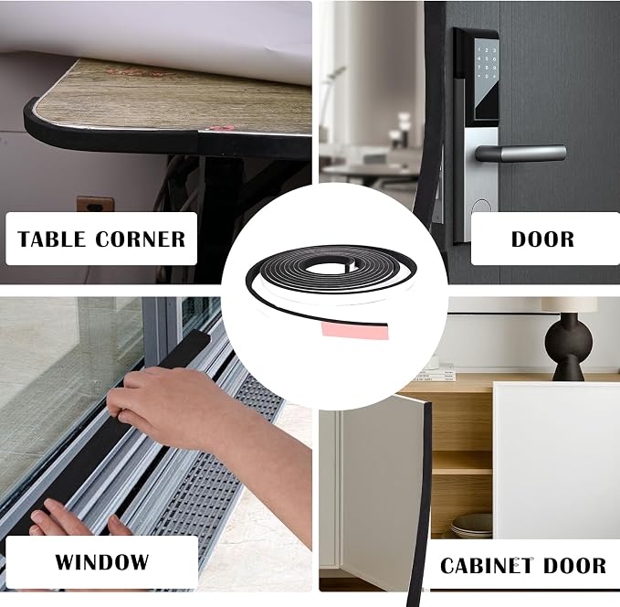 1 inch Wide x 1/8 inch Thick Foam Tape Single Sided, Closed Cell Door - Image 7