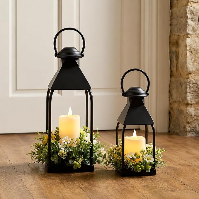 Decorative Metal Lanterns Indoor Outdoor, Wedding & Christmas, Party Decoration by Vorplick