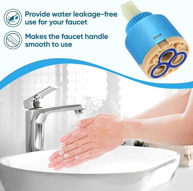 Faucet Cartridge Replacement Diameter 25mm Double Sealing - Image 4