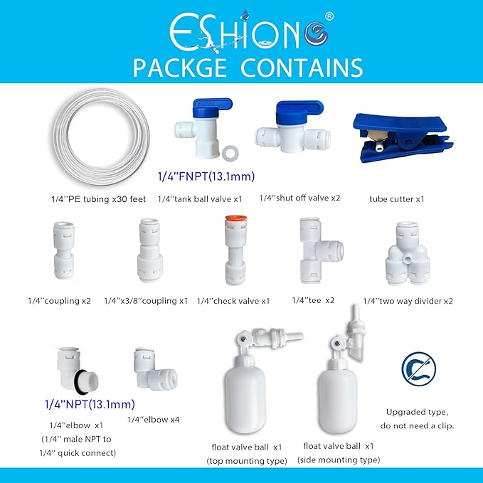 NSF Certified 1/4" O.D. Push to Connect Fittings - Image 2