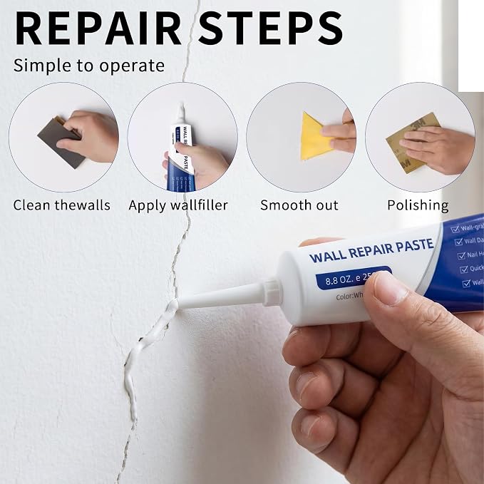 Drywall Repair Kit with Scraper, 2026 New Wall Mending Agent - Image 5