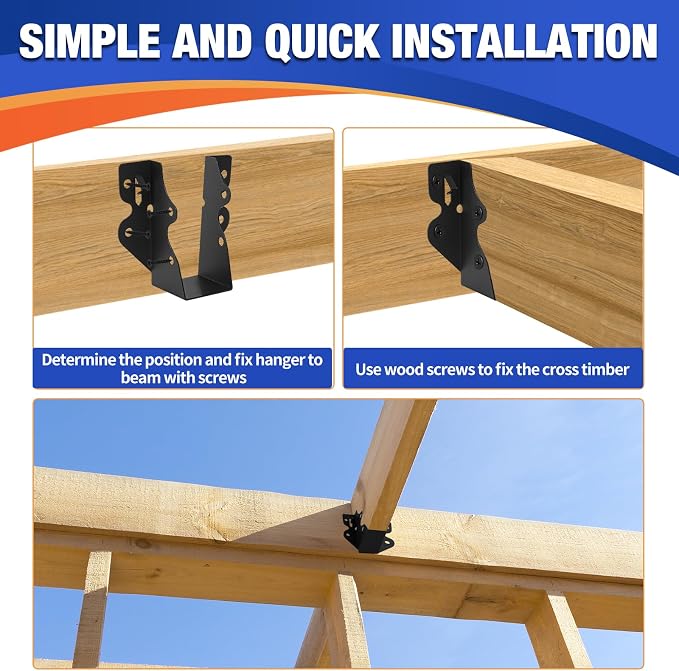 24PCS 2x4 Joist Hanger, Joist Bracket, Hurricane Ties - Image 6