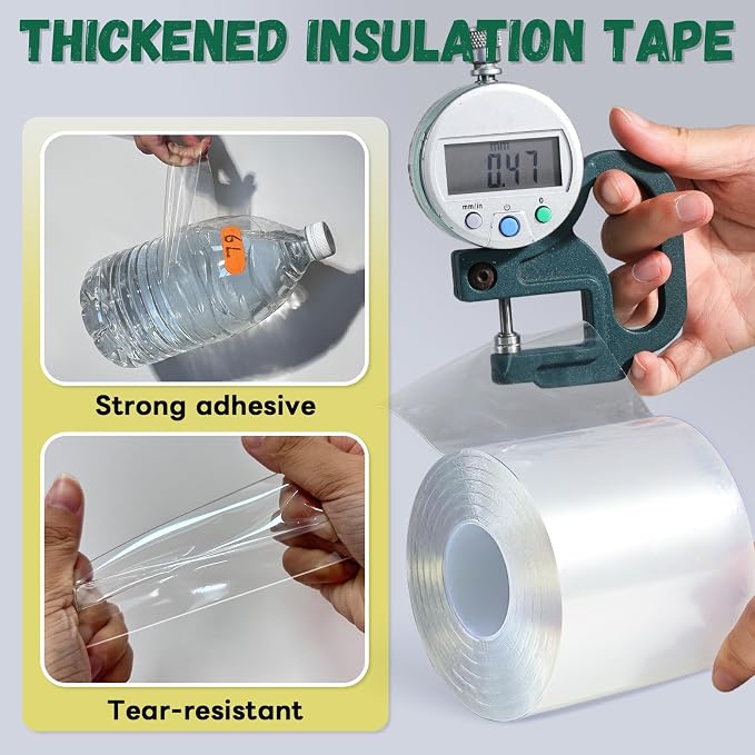 Window and AC Sealing Tape for Frame Draft Insulation, 20 Mil, 2 inch X 33FT | - Image 5