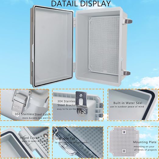 Waterproof Junction Box, ABS Plastic Electrical Box - Image 3