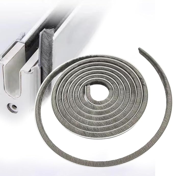 16 Ft 196 Inch Sliding sash Windows Doors Tape Pile Draught excluder Brush Seal by Soezy