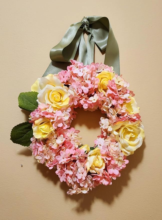 Kimura's Cabin 6pcs Fake Hydrangeas Flowers Artificial Silk Hydrangea, Wedding - Image 8